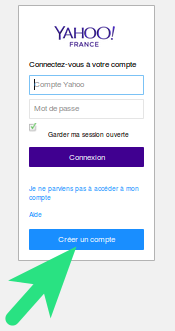 Créer un compte Yahoo Mail