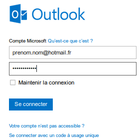 Compte outlook